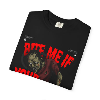 "Bite Me If You're Hungry" Horror T-Shirt